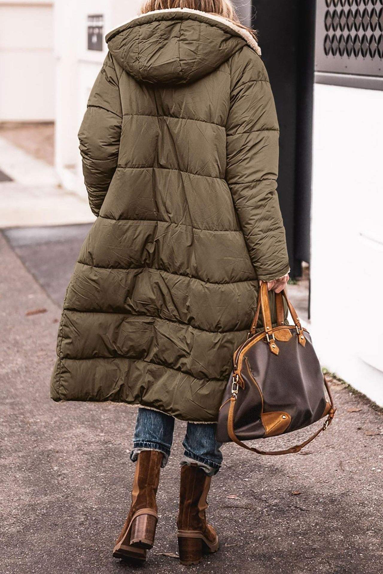 Elmont | Reversible Sherpa Hooded Coat