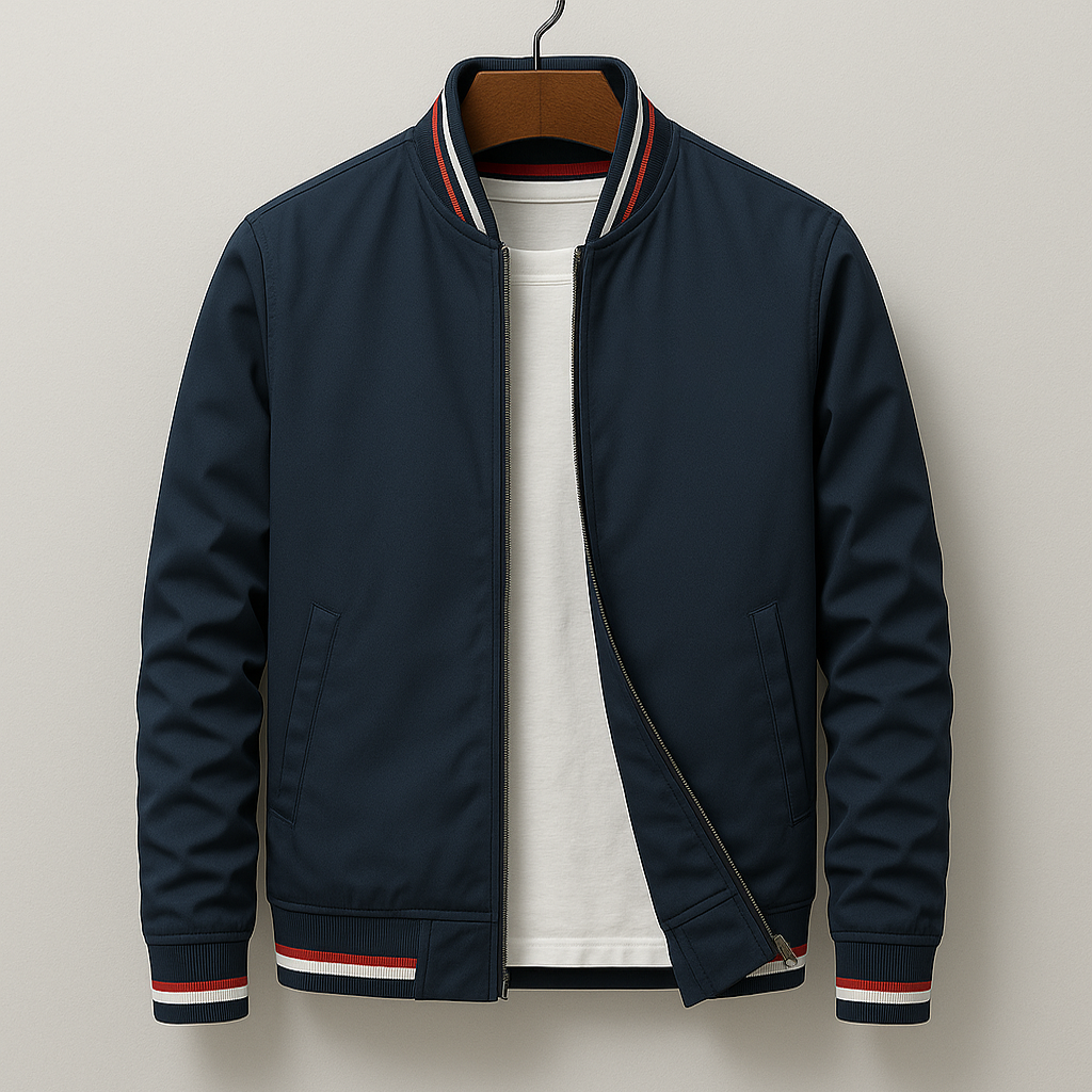 Elmont | Cotton Blend Bomber Jacket