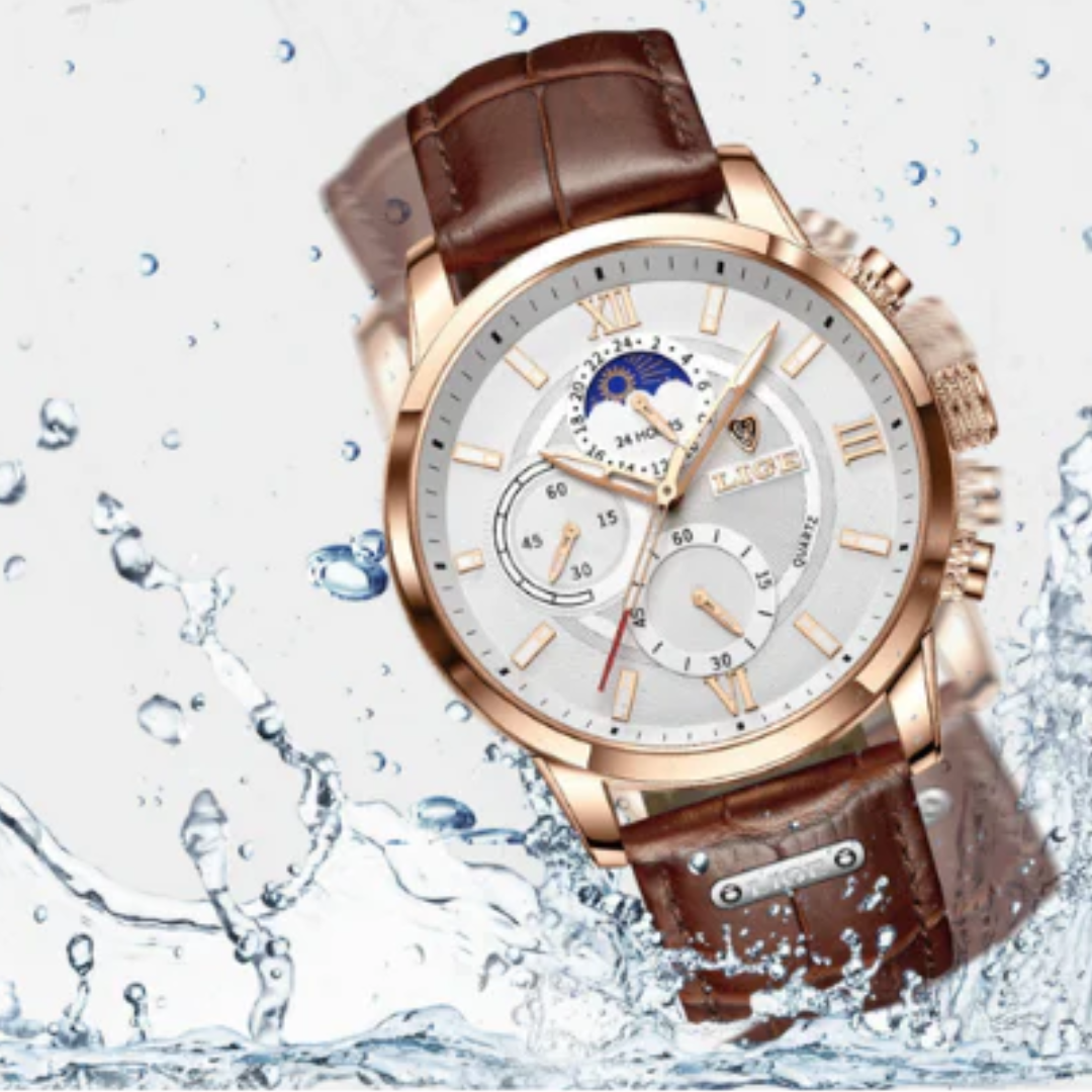 Elmont | Classic Leather Quartz Watch