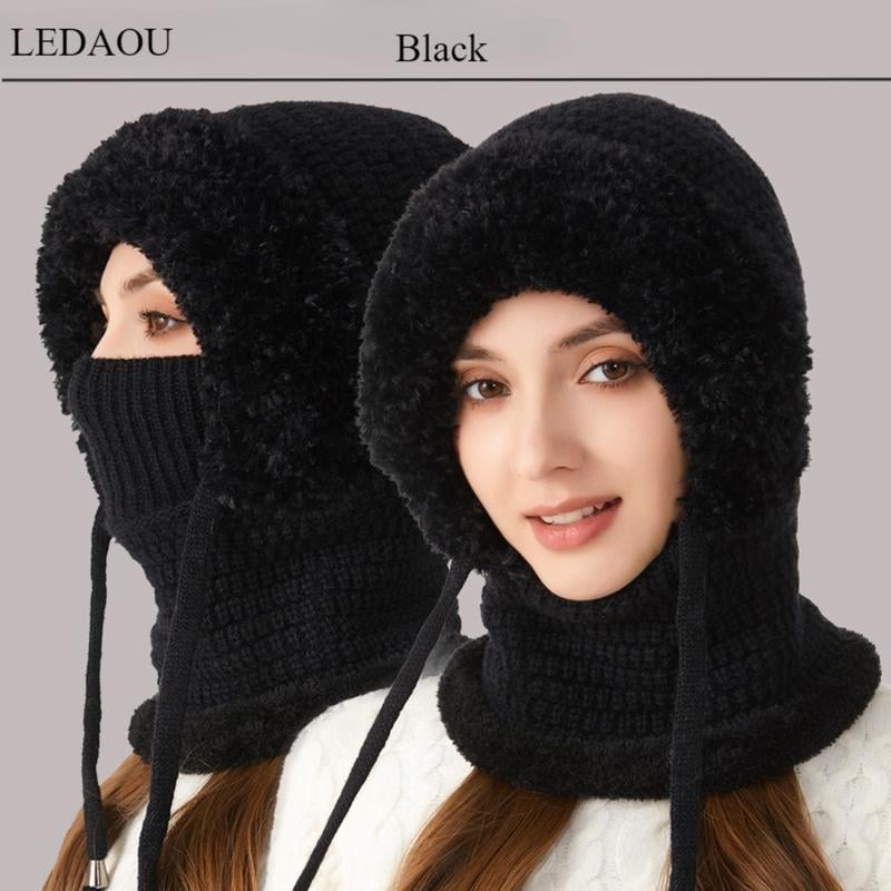 Elmont | 3-in-1 Knitted Beanie with Neck Warmer