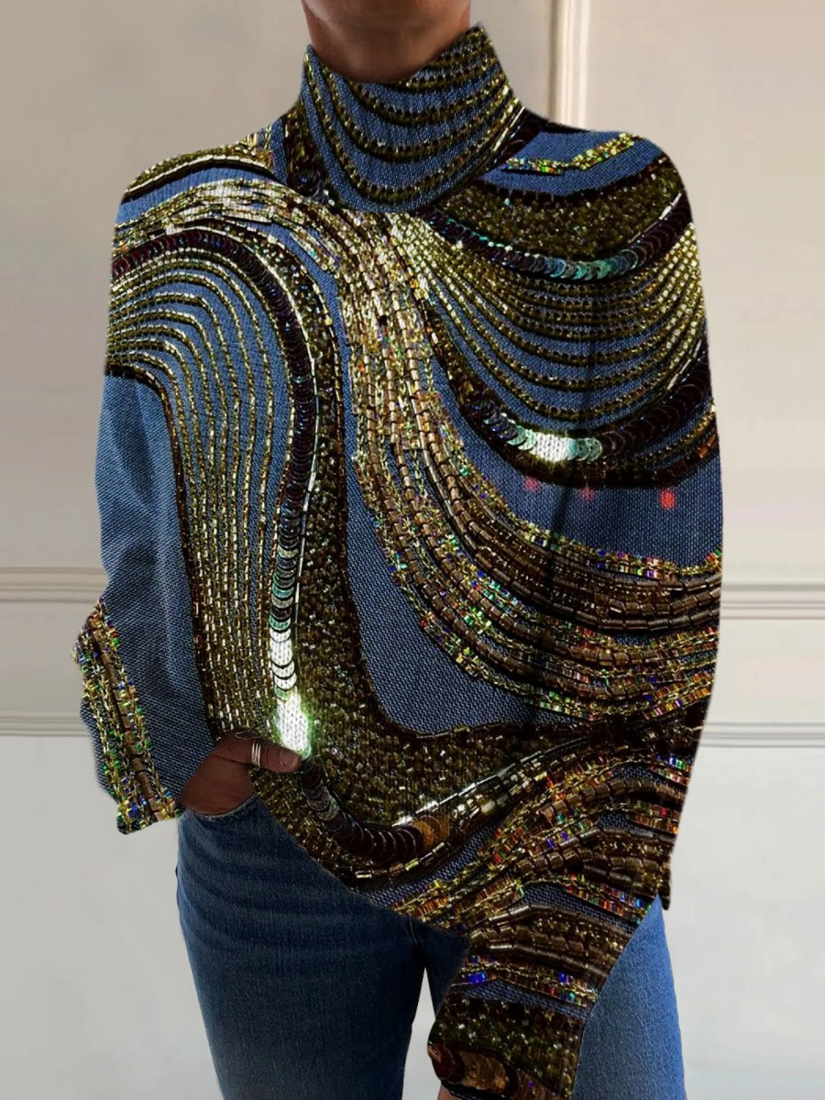 Elmont | Christmas Turtleneck Sweater