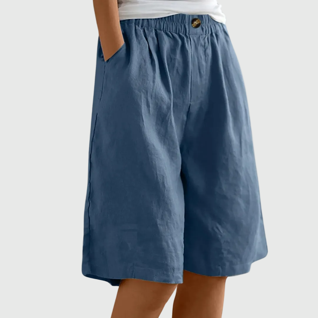 Elmont | Knee-Length Elastic-Waist Shorts
