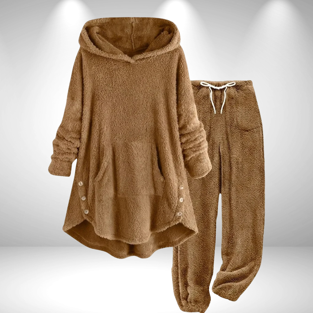 Elmont | Plush Tunic Hoodie & Jogger Set