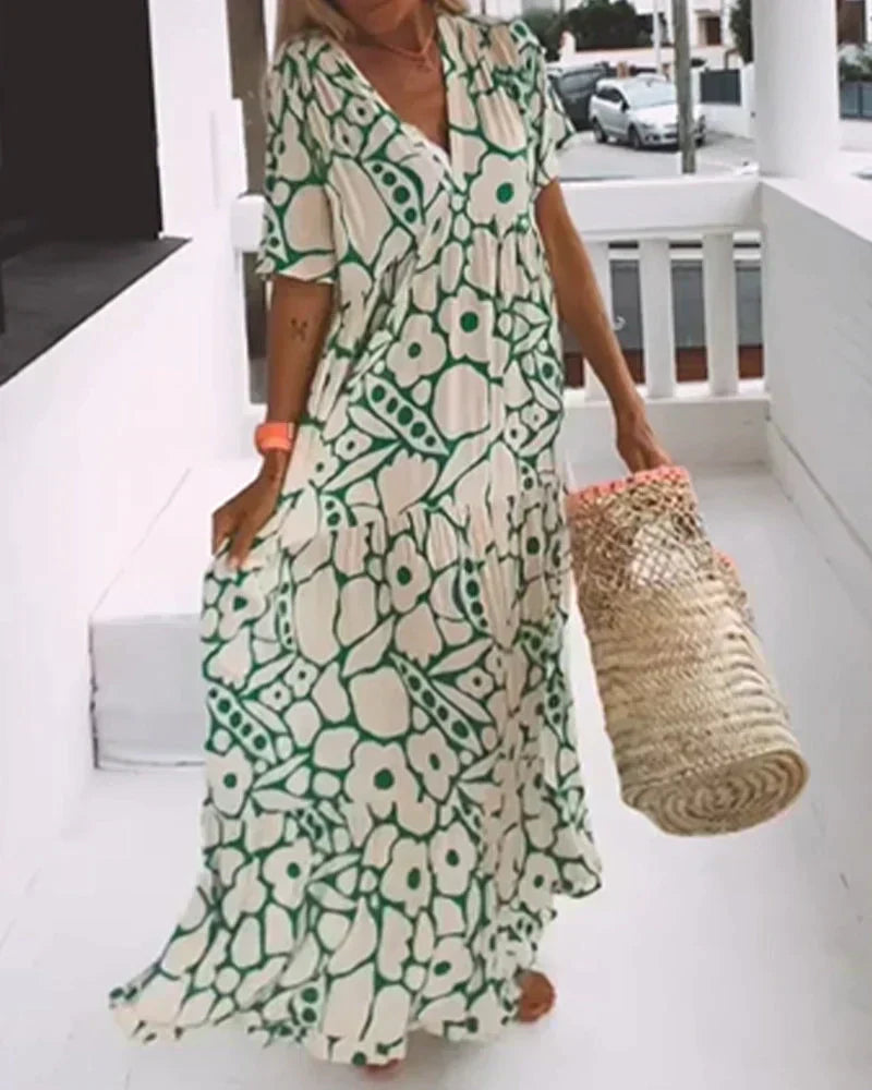 Imani | V-Neck Maxi Dress