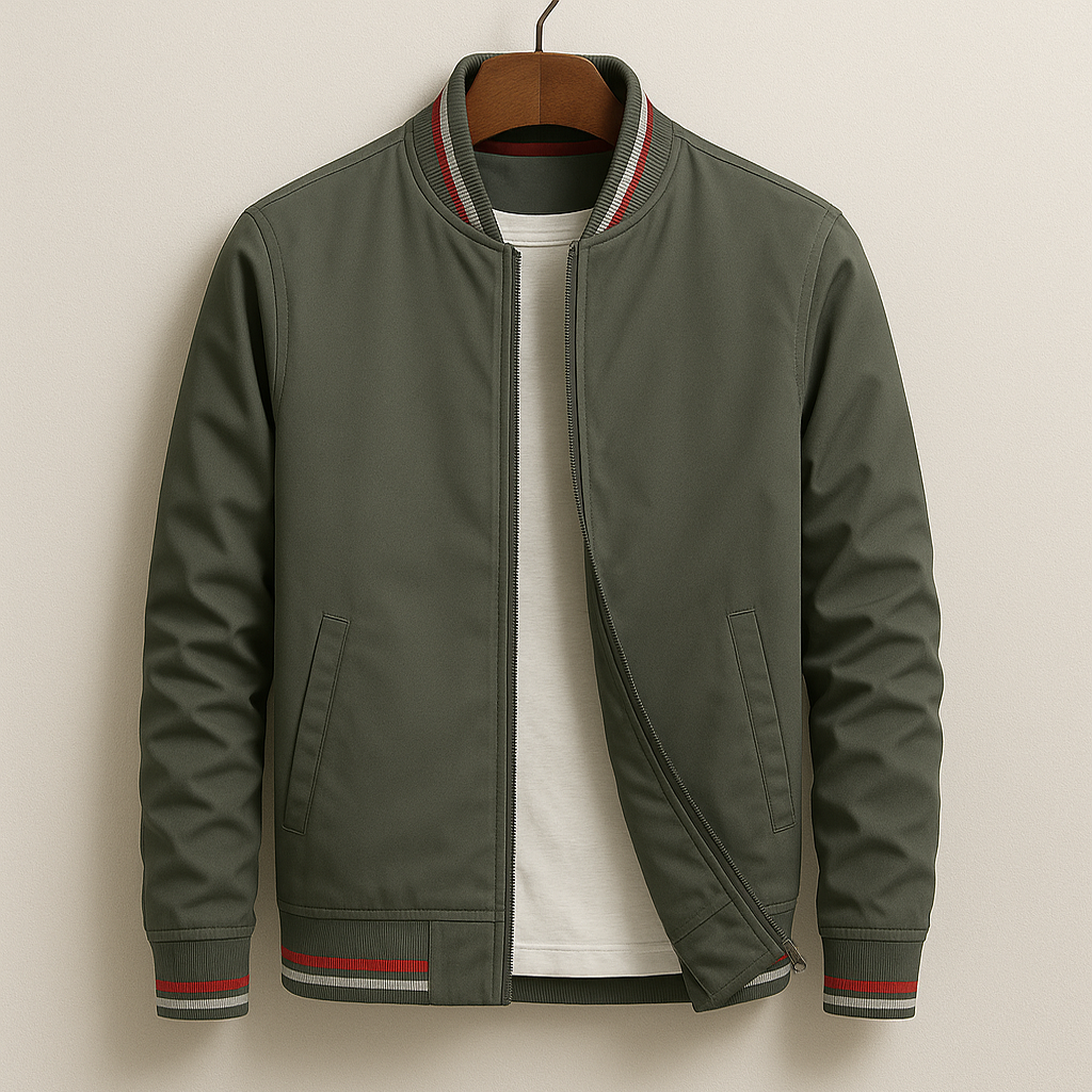 Elmont | Cotton Blend Bomber Jacket