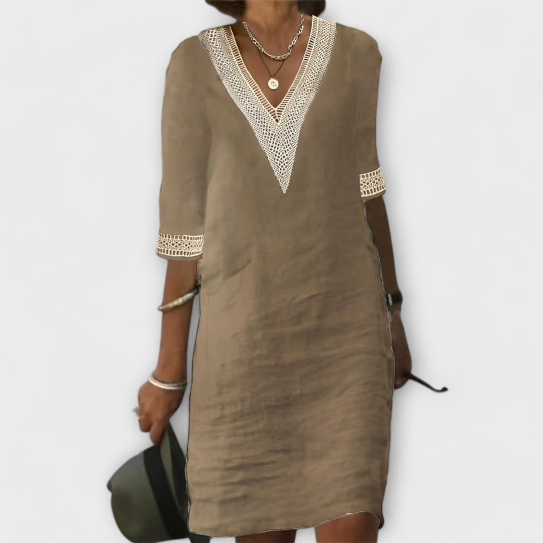 M&H | V-Neck Dress