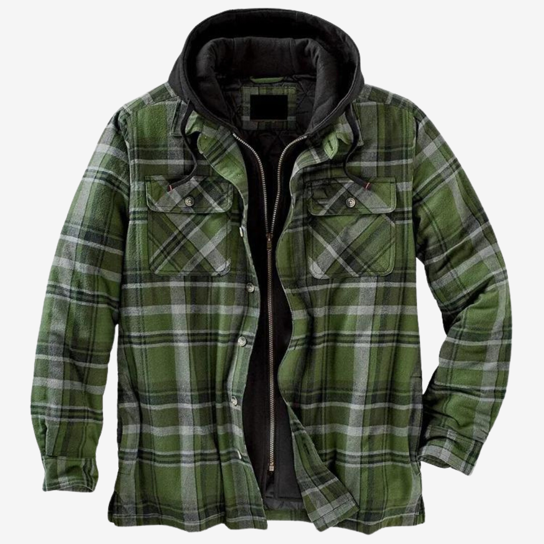 Elmont | Hooded Flannel Jacket