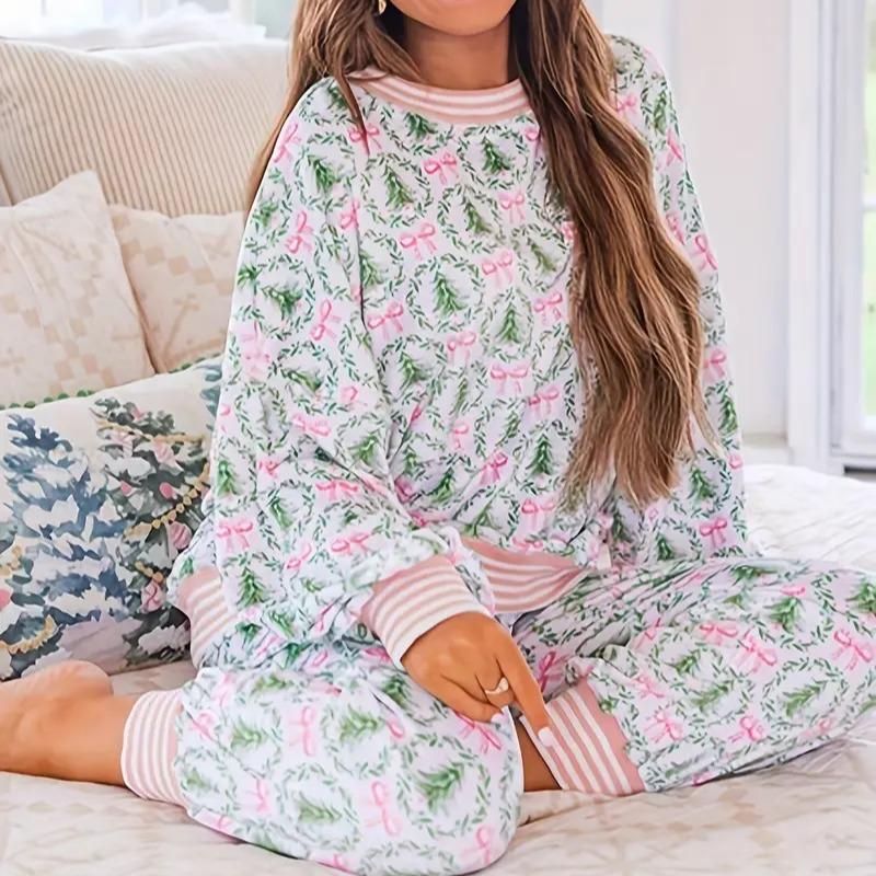 M&H | Bow-Print Lounge Set