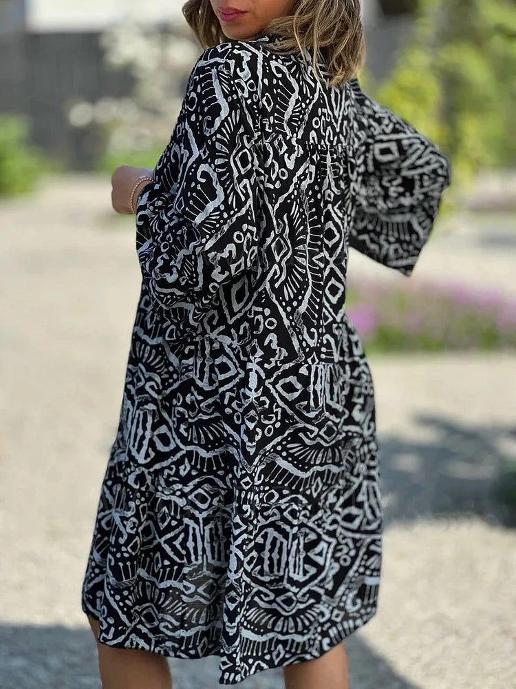 M&H | Tiered Midi Dress