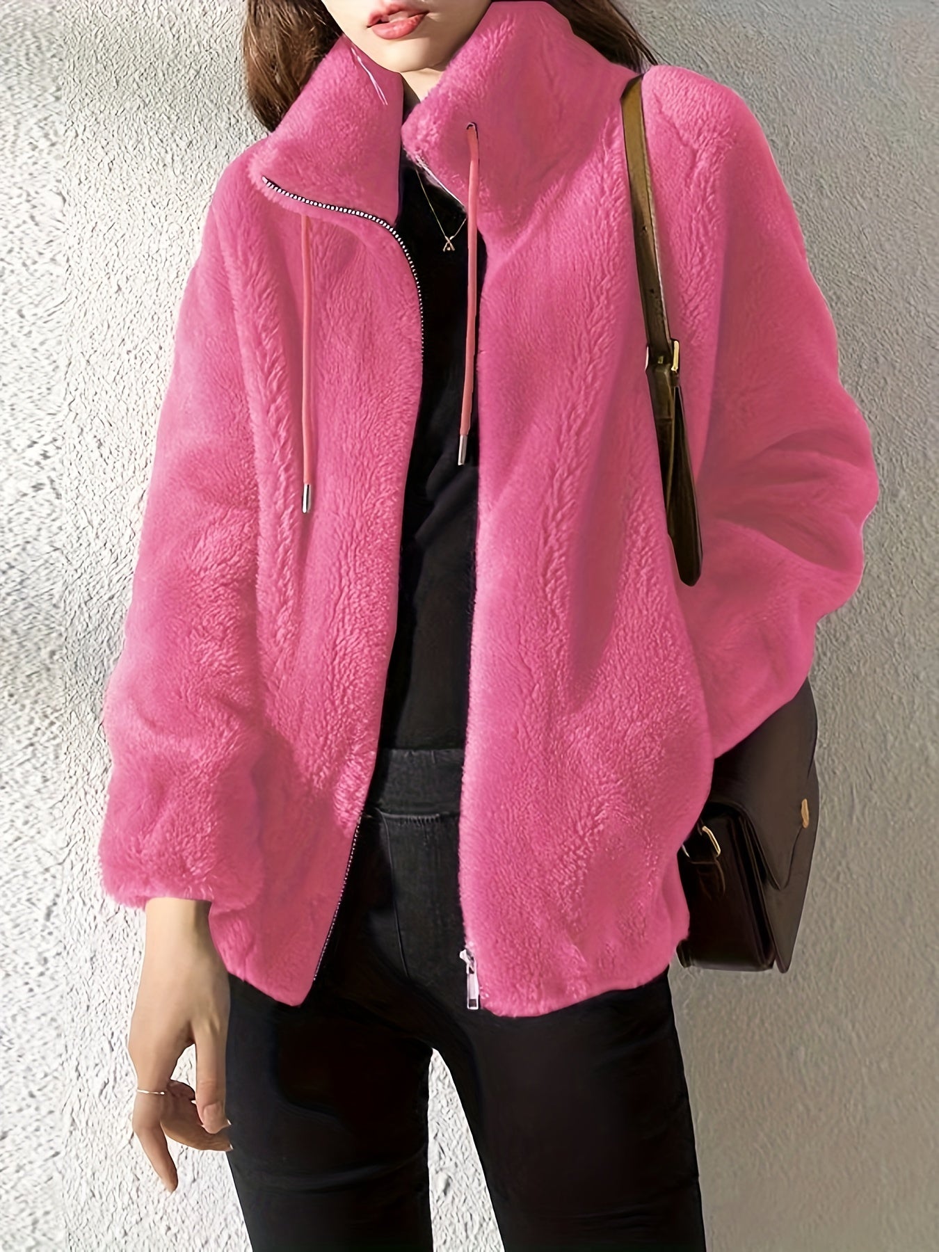 Elmont | Soft-Lined High-Neck Zip Jacket