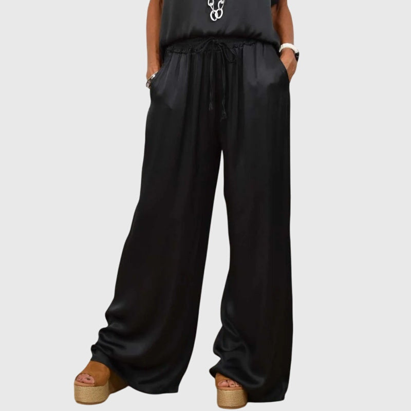 M&H | Two-Piece Set with Wide-Leg Pants
