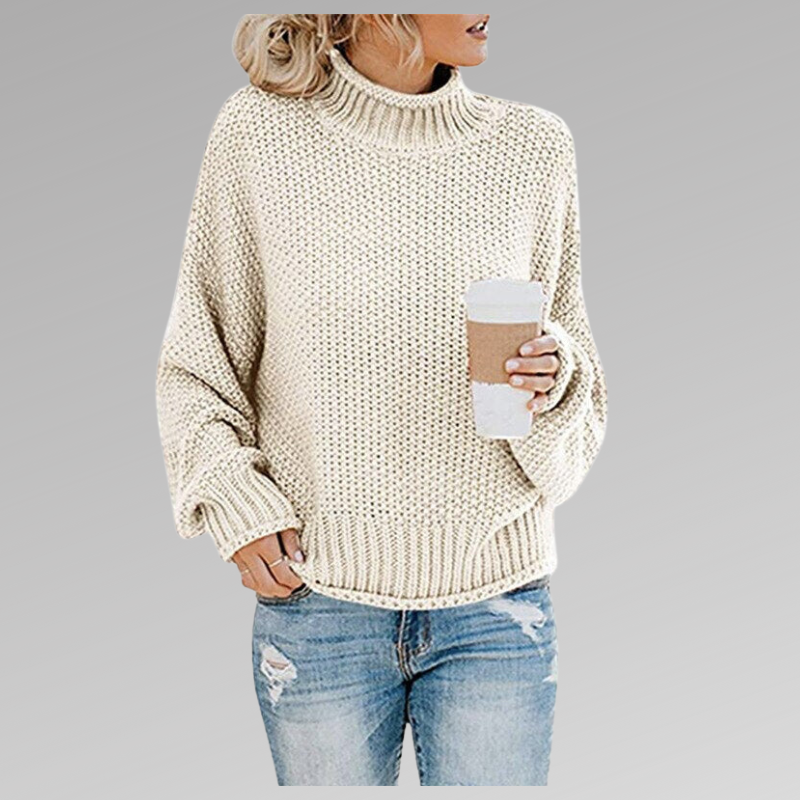 Elmont | High-Neck Knit Sweater