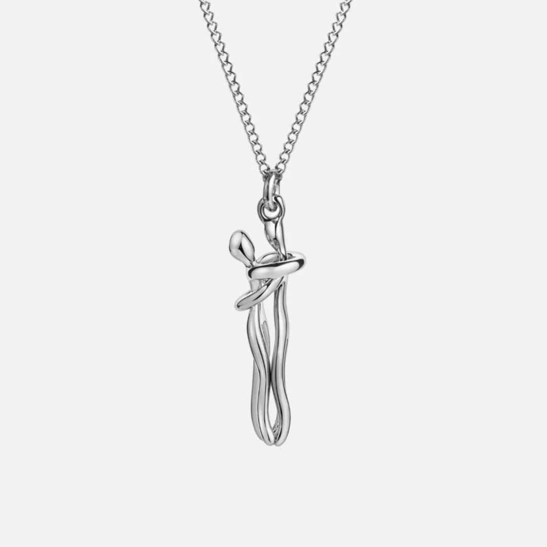 Elmont | Two-Tone Embrace Pendant Necklace
