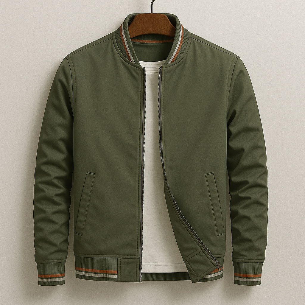 Elmont | Cotton Blend Bomber Jacket