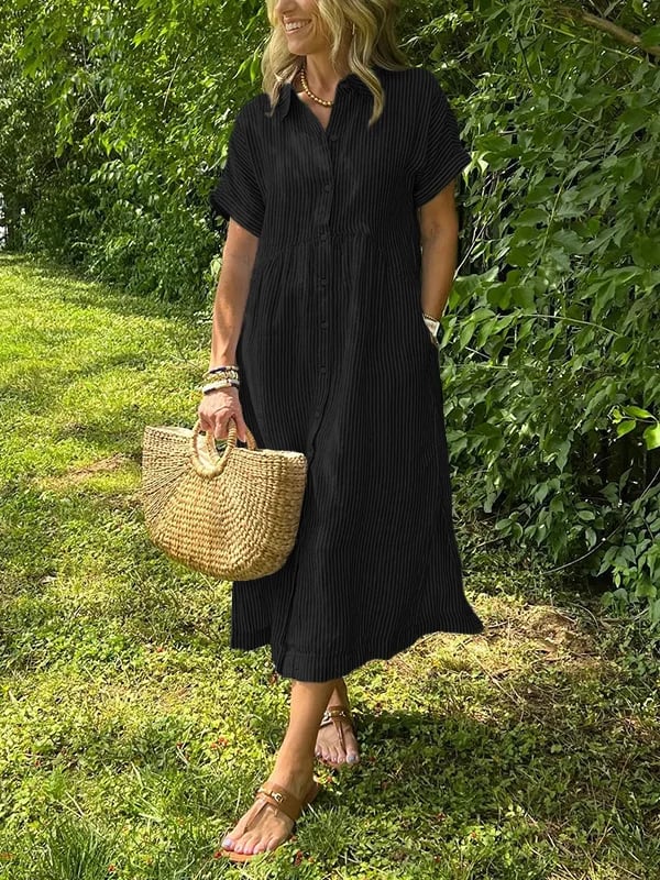 M&H | Cotton-Blend Maxi Dress