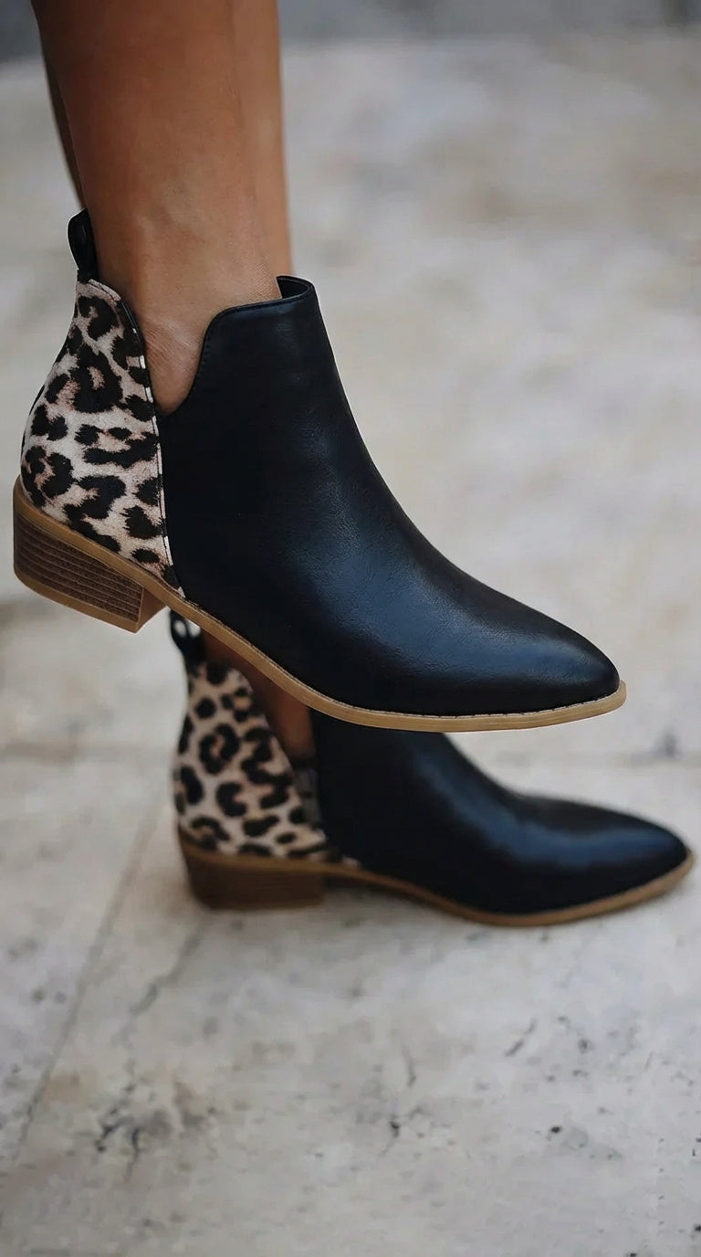 Elmont | Animal Print Chelsea Ankle Boot
