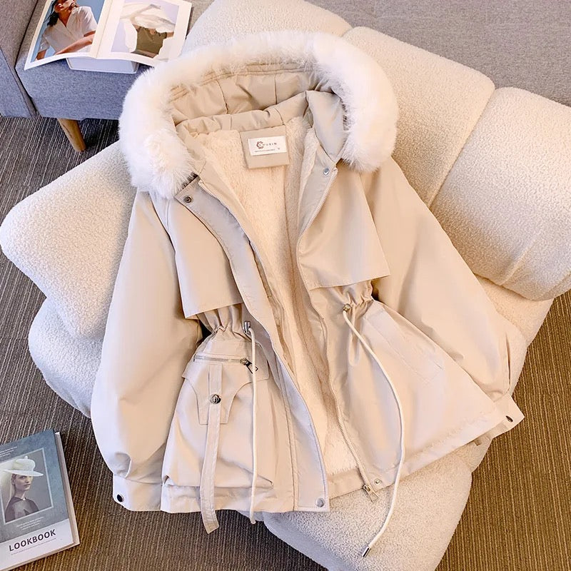 Elmont | Wool-Lined Waterproof Jacket with Faux Fur Collar