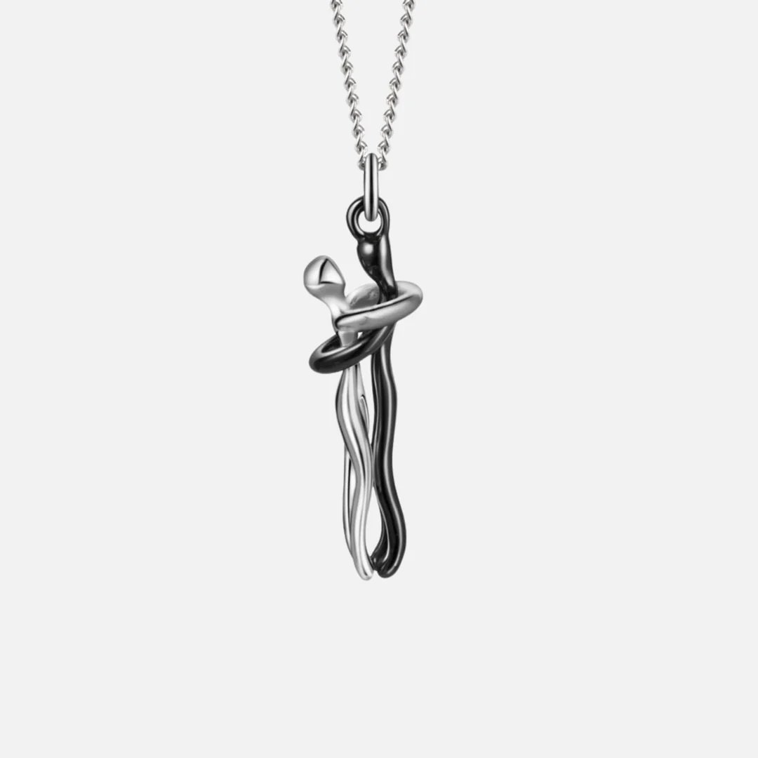 Elmont | Two-Tone Embrace Pendant Necklace