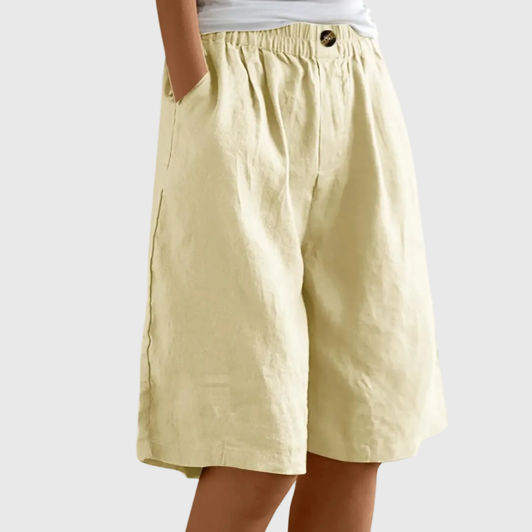 Elmont | Knee-Length Elastic-Waist Shorts