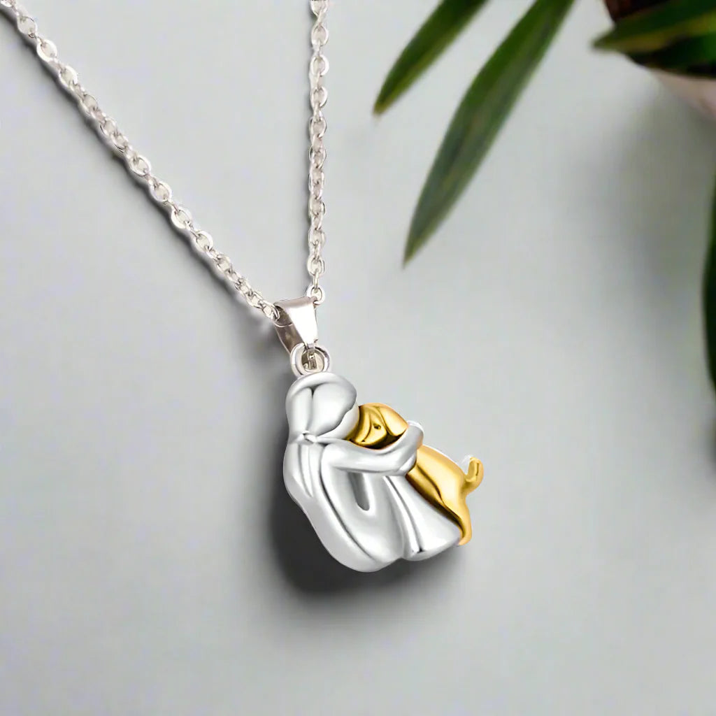 Elmont | Dog Silhouette Pendant Necklace