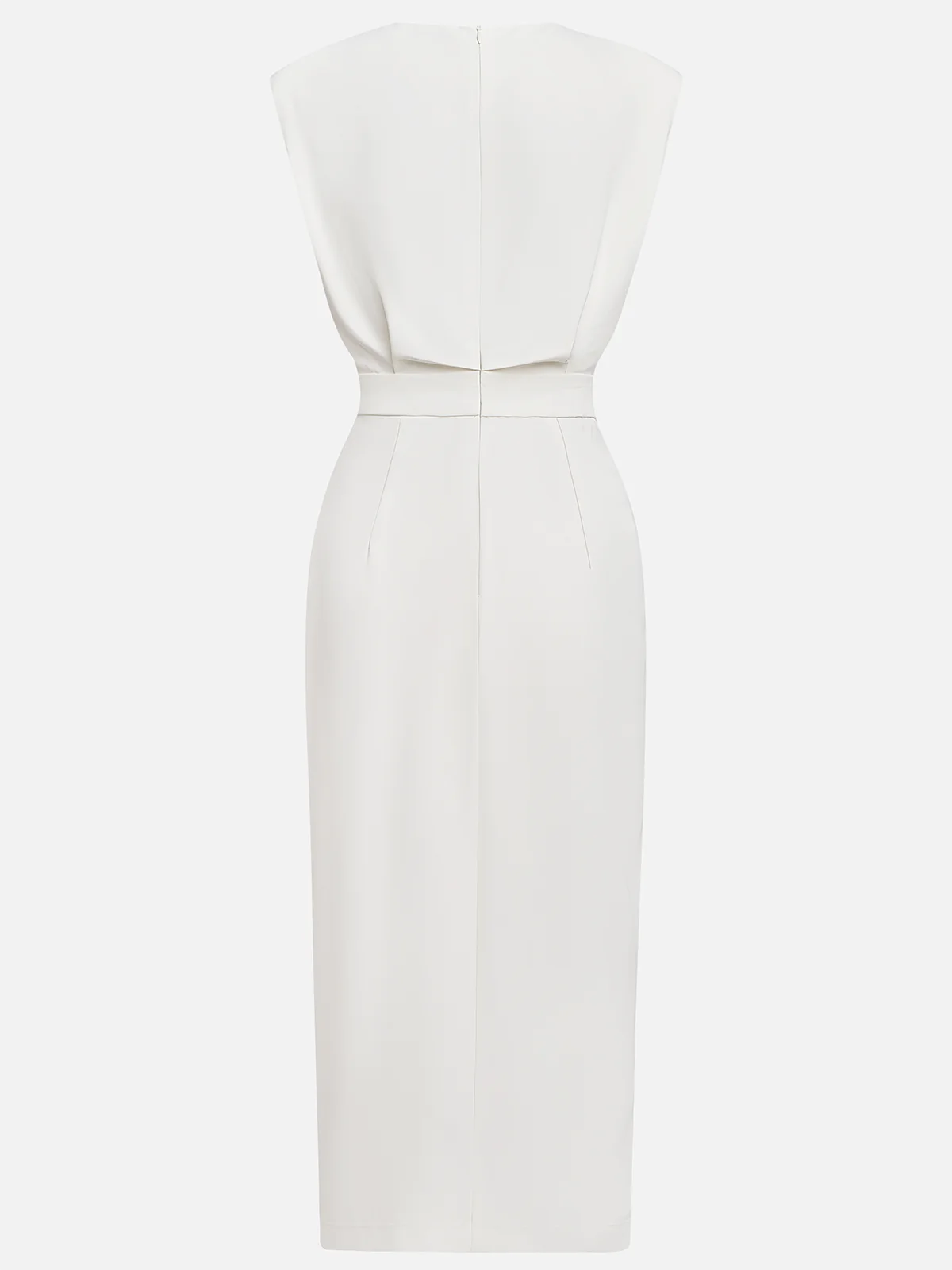 M&H | Midi Dress with Button Slit