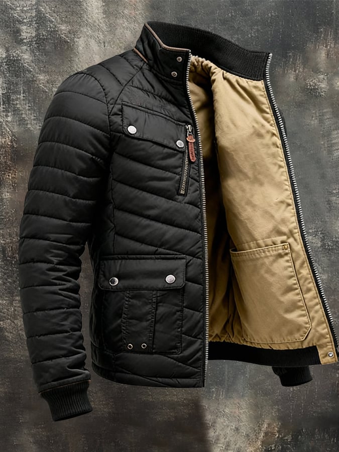 Elmont | Men's Quilted Zip-Front Jacket