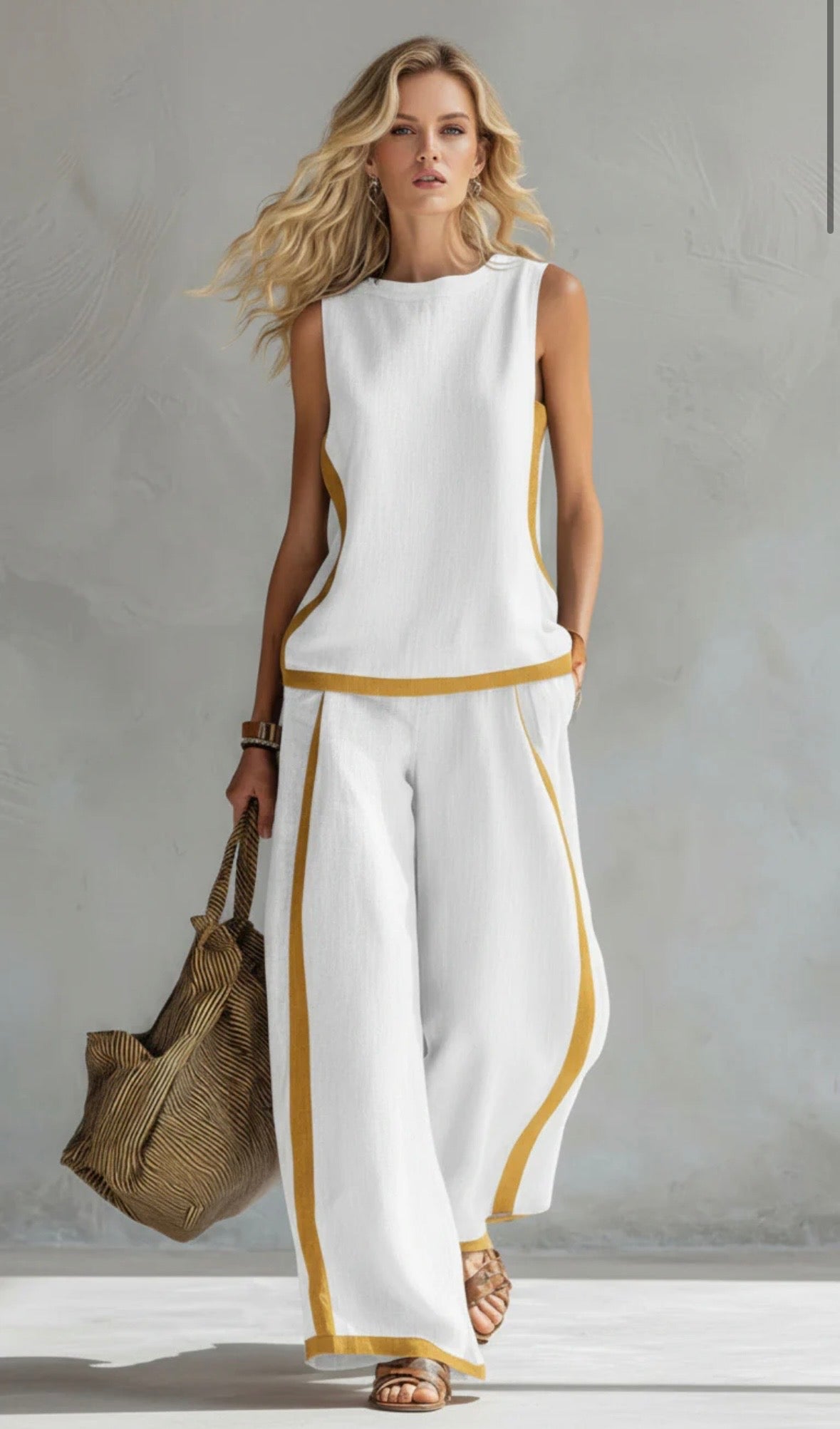 M&H | Cotton-Linen Two-Piece Set