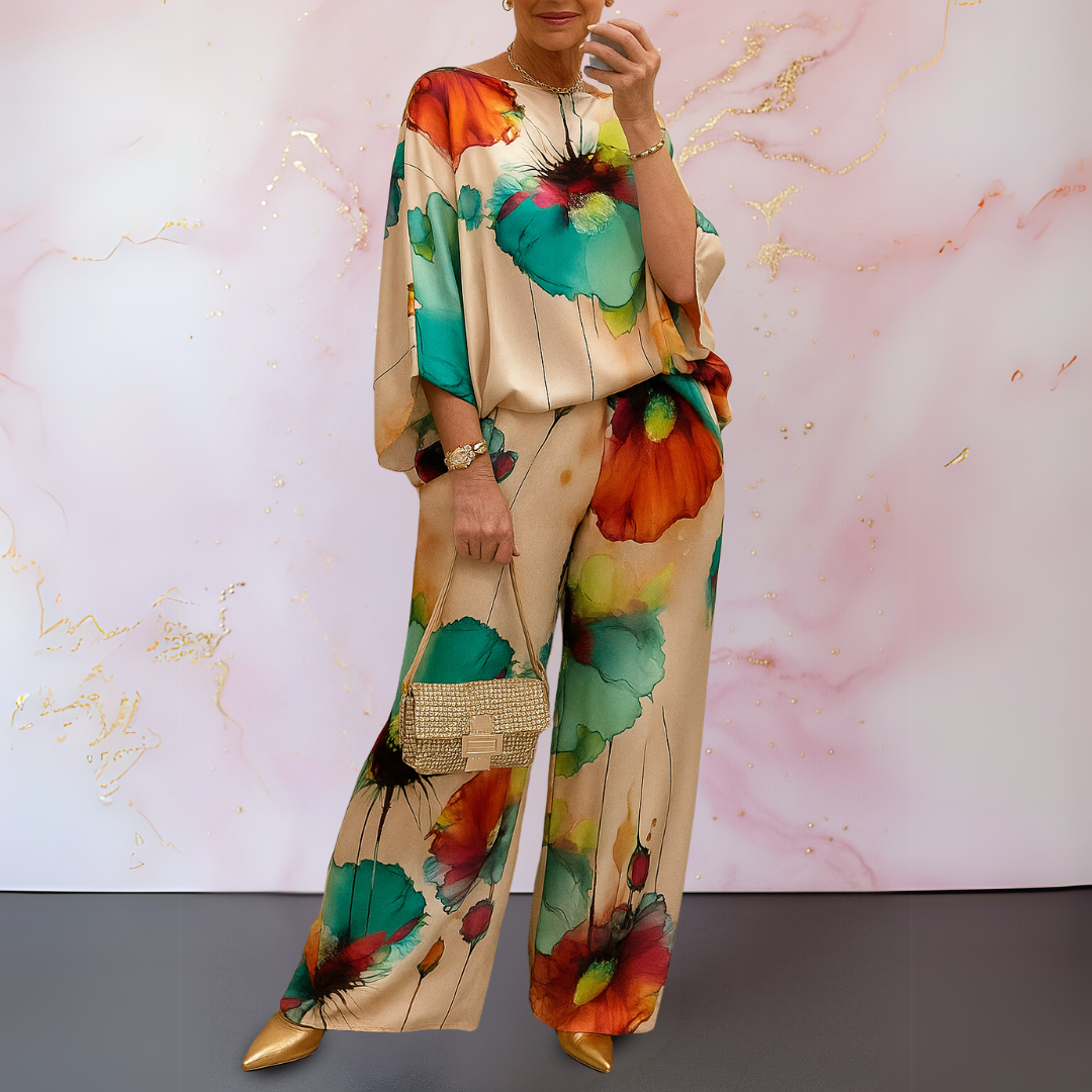 M&H | Satin Two-Piece Set