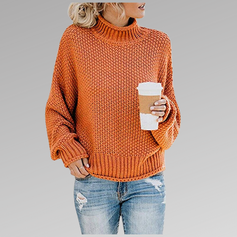 Elmont | High-Neck Knit Sweater