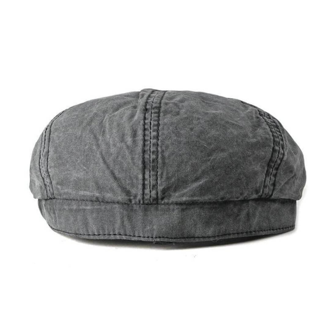 Elmont | Washed Cotton Newsboy Cap