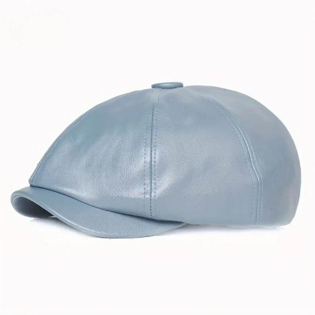 Elmont | Leather Flat Cap