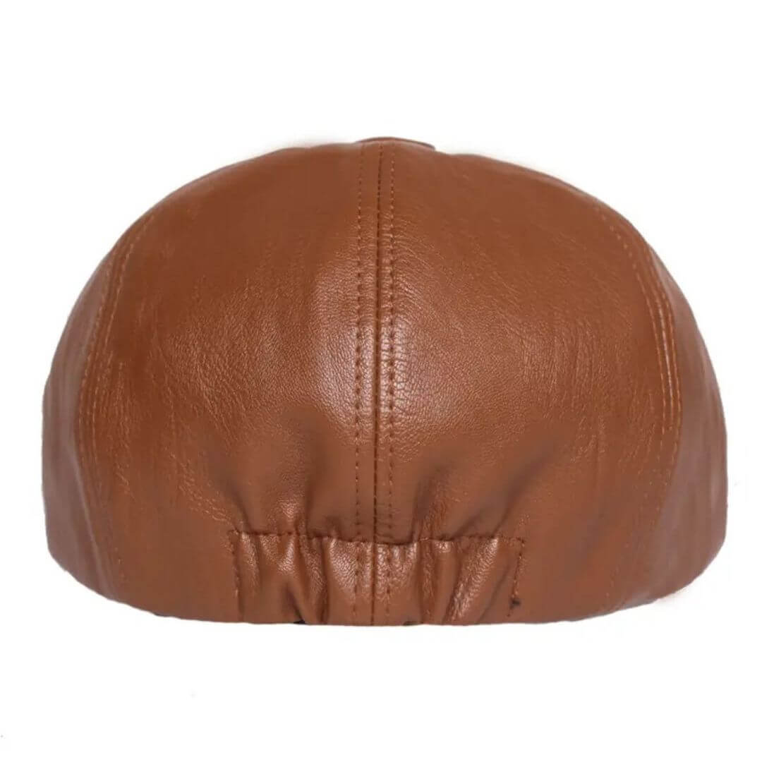 Elmont | Leather Flat Cap