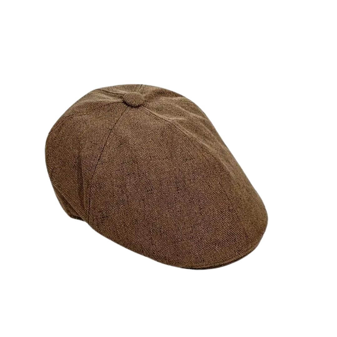 Elmont | Linen-Blend Flat Cap