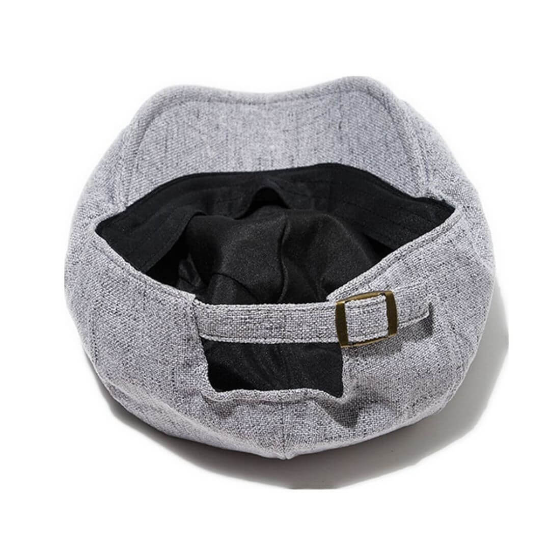 Elmont | Linen-Cotton Flat Cap