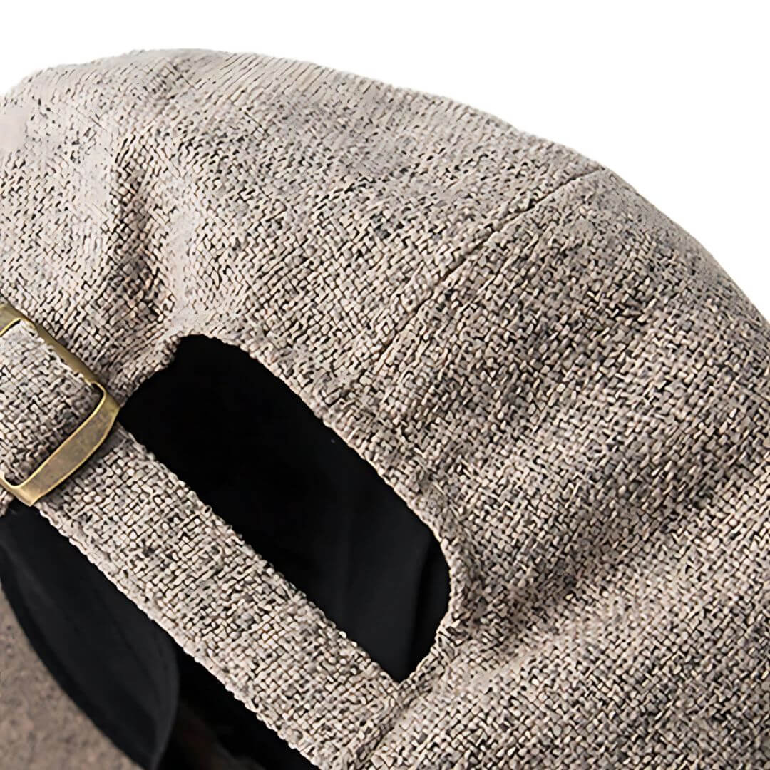 Elmont | Linen-Cotton Flat Cap
