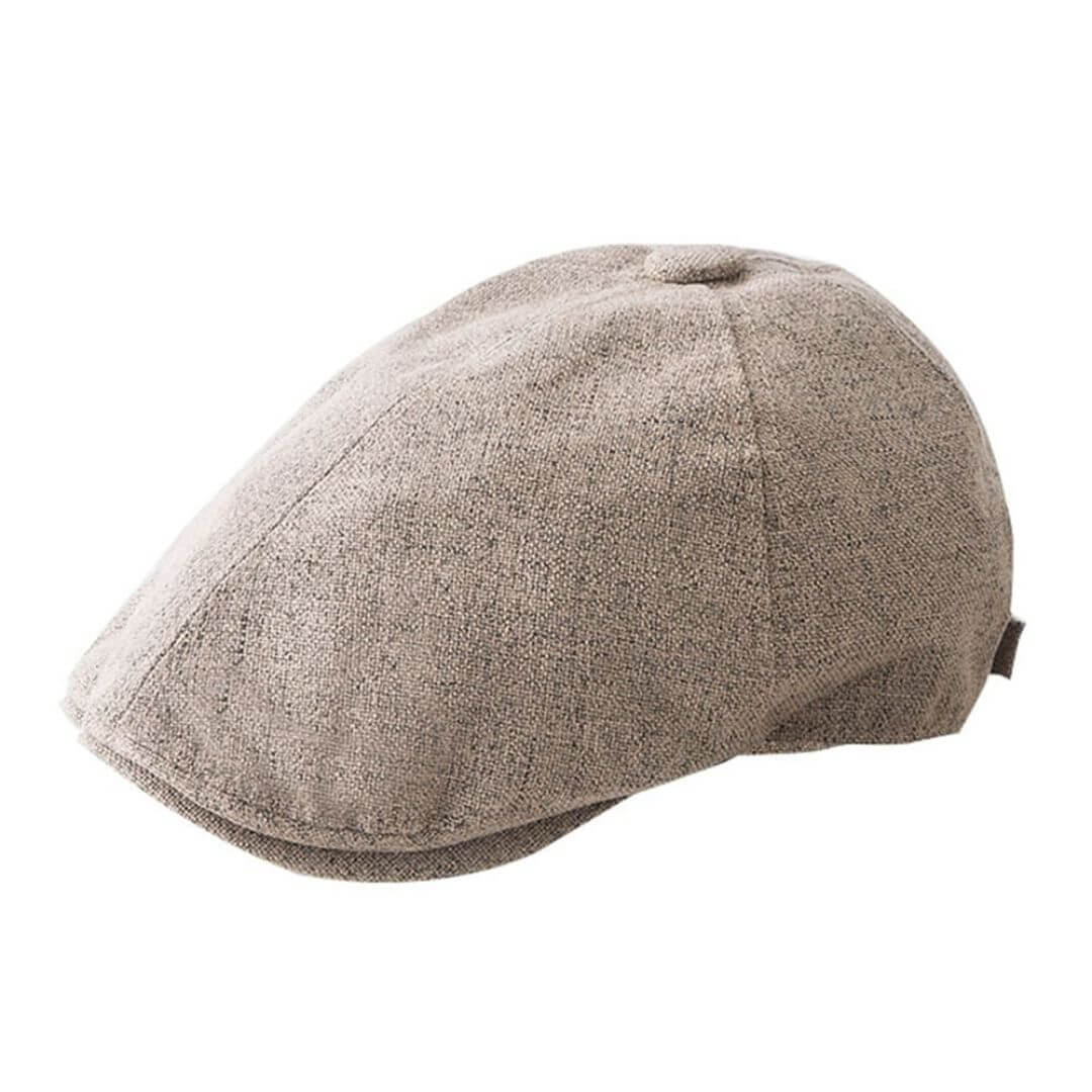 Elmont | Linen-Cotton Flat Cap