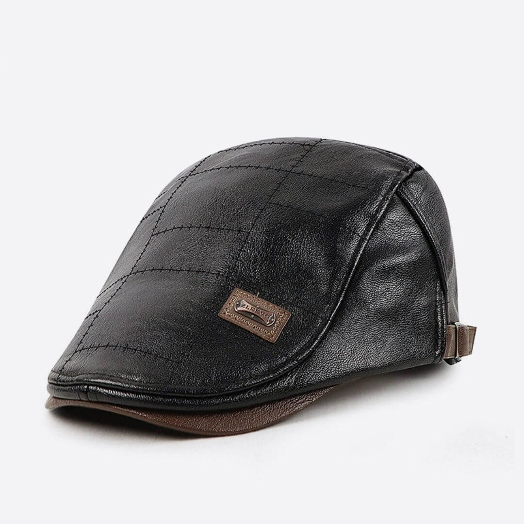 Elmont | Vegan Leather Flat Cap