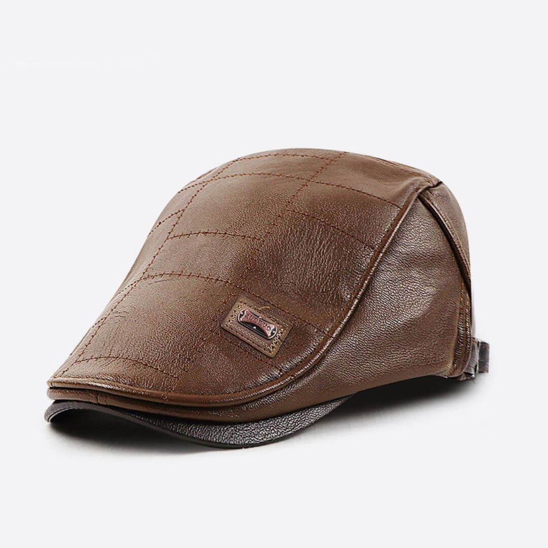 Elmont | Vegan Leather Flat Cap