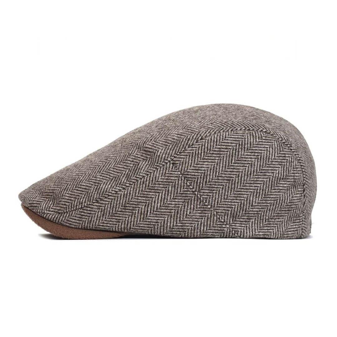 Elmont | Wool Herringbone Ivy Cap