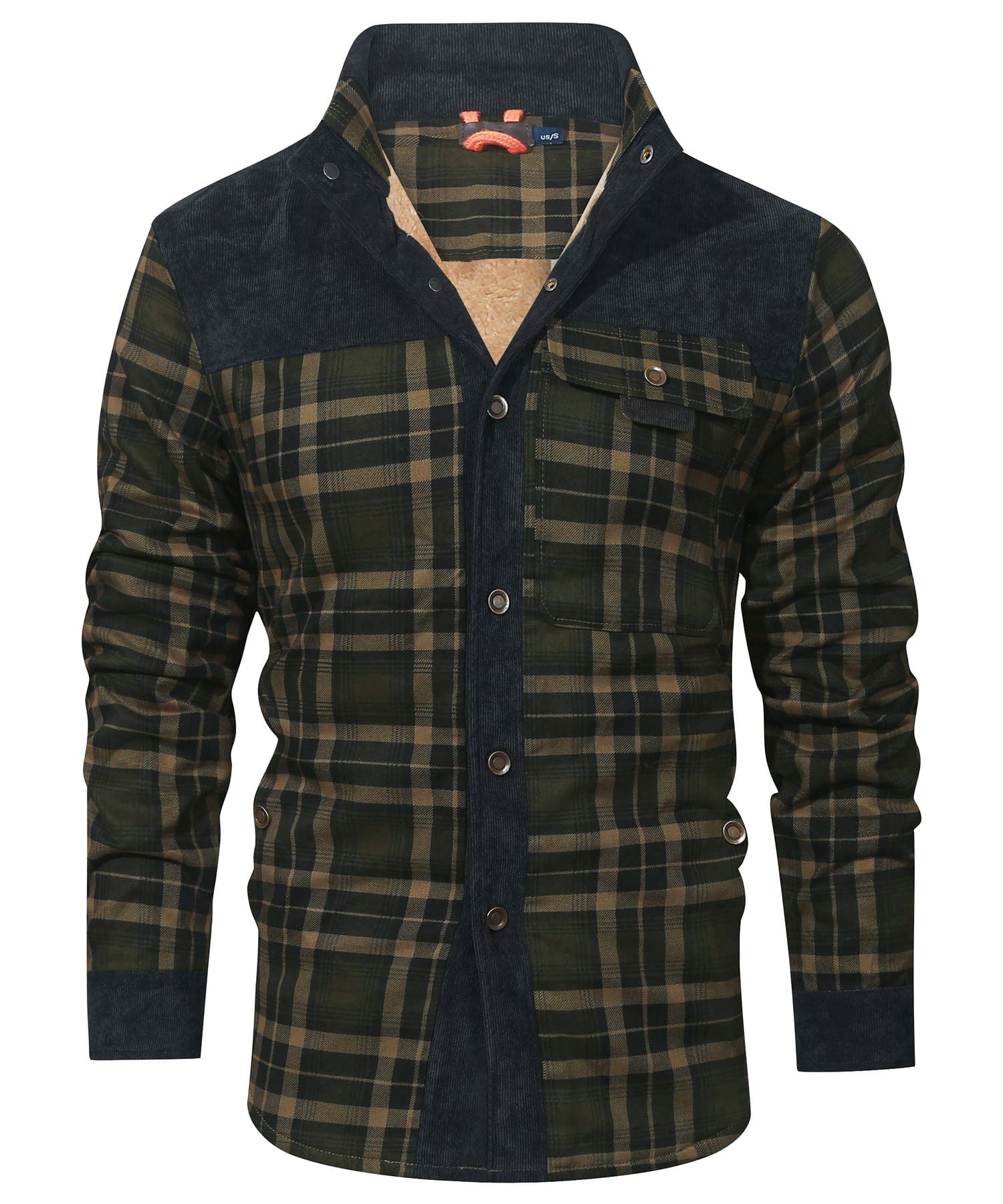 Elmont | Faux Fur-Lined Flannel Jacket
