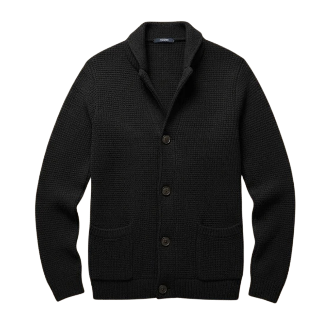 Elmont | Wool-Blend Button-Front Cardigan