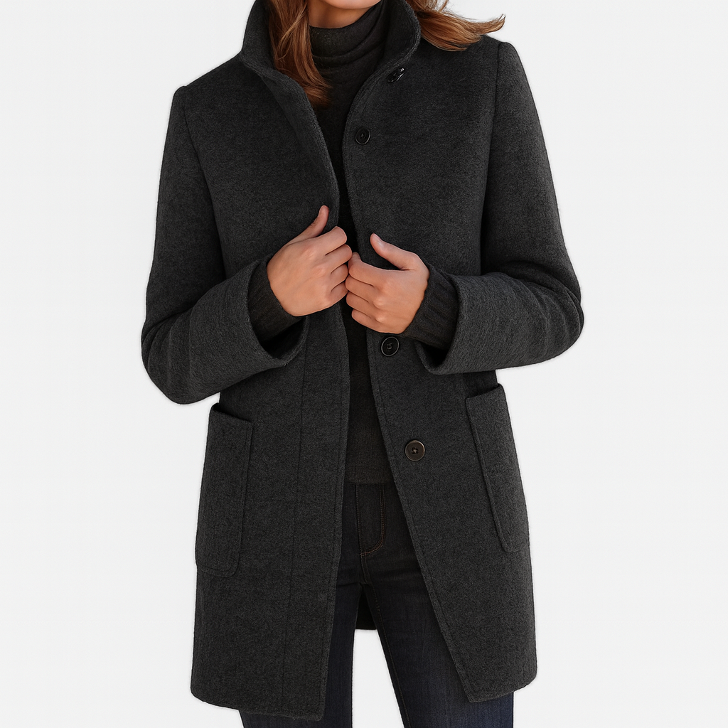 Elmont | Women's Mid-Length Knot-Detail Coat