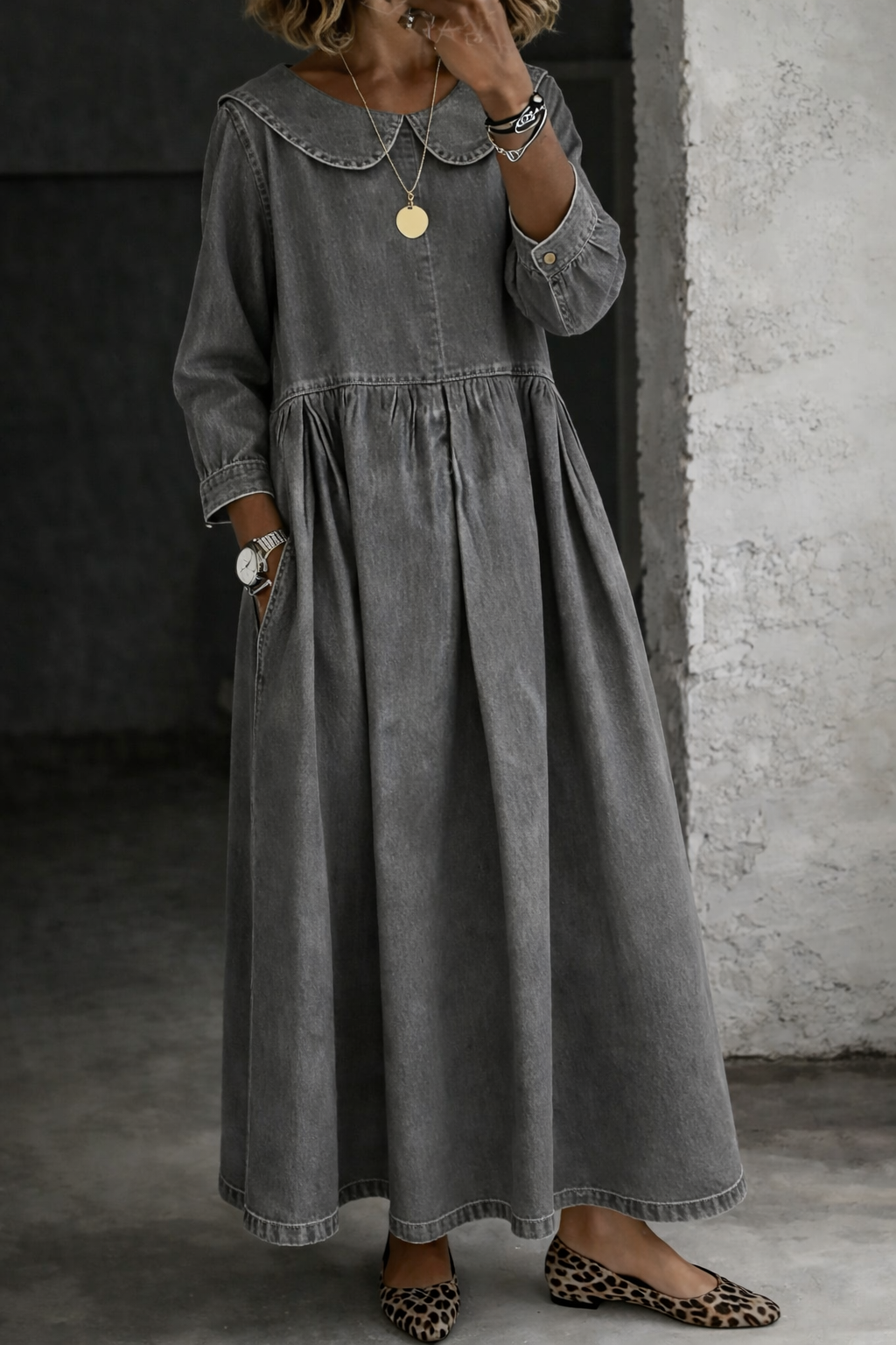 M&H | Peter Pan Collar Dress
