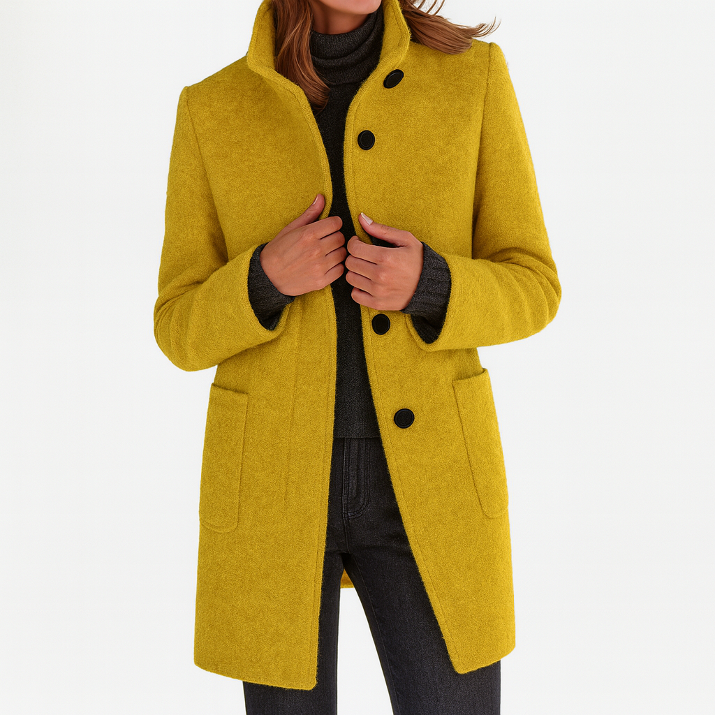 Elmont | Women's Mid-Length Knot-Detail Coat