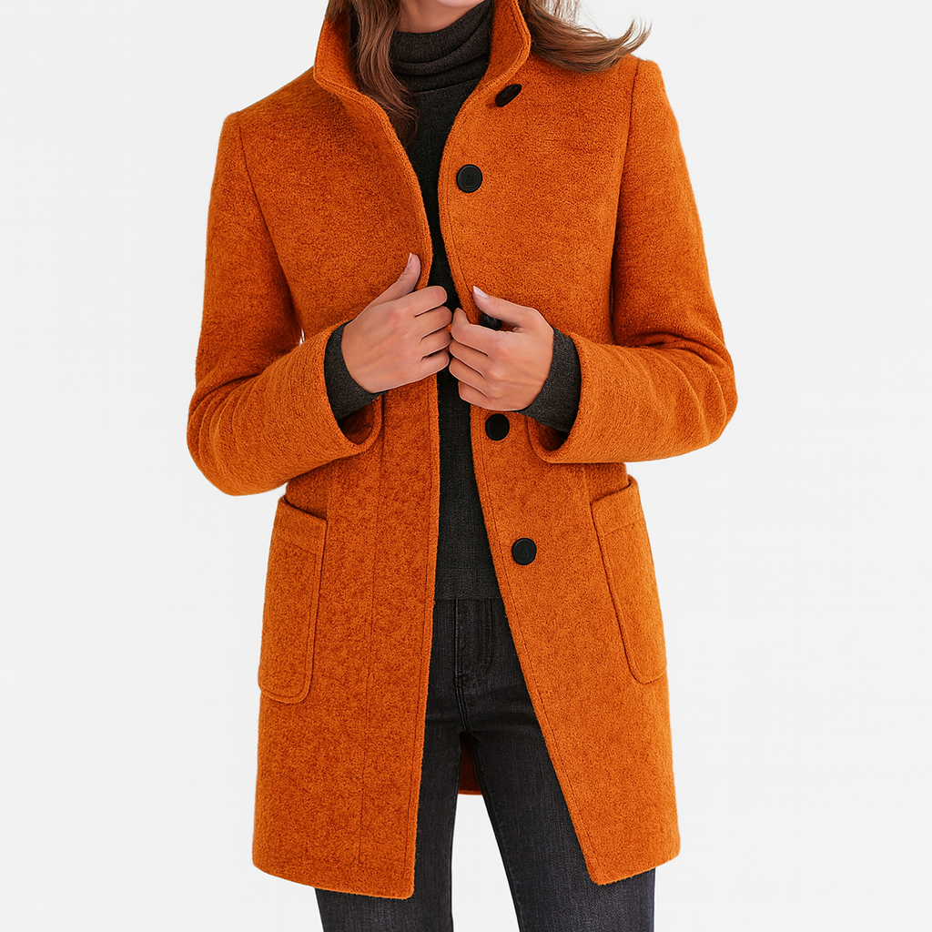 Elmont | Women's Mid-Length Knot-Detail Coat