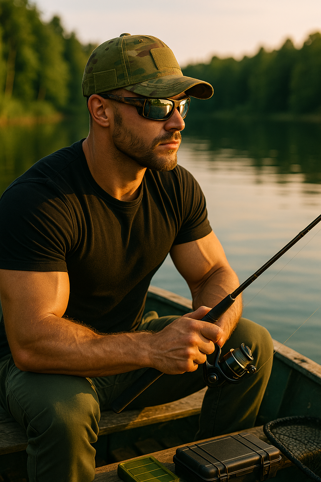 Elmont | Camo Cap with Sunglasses Holder