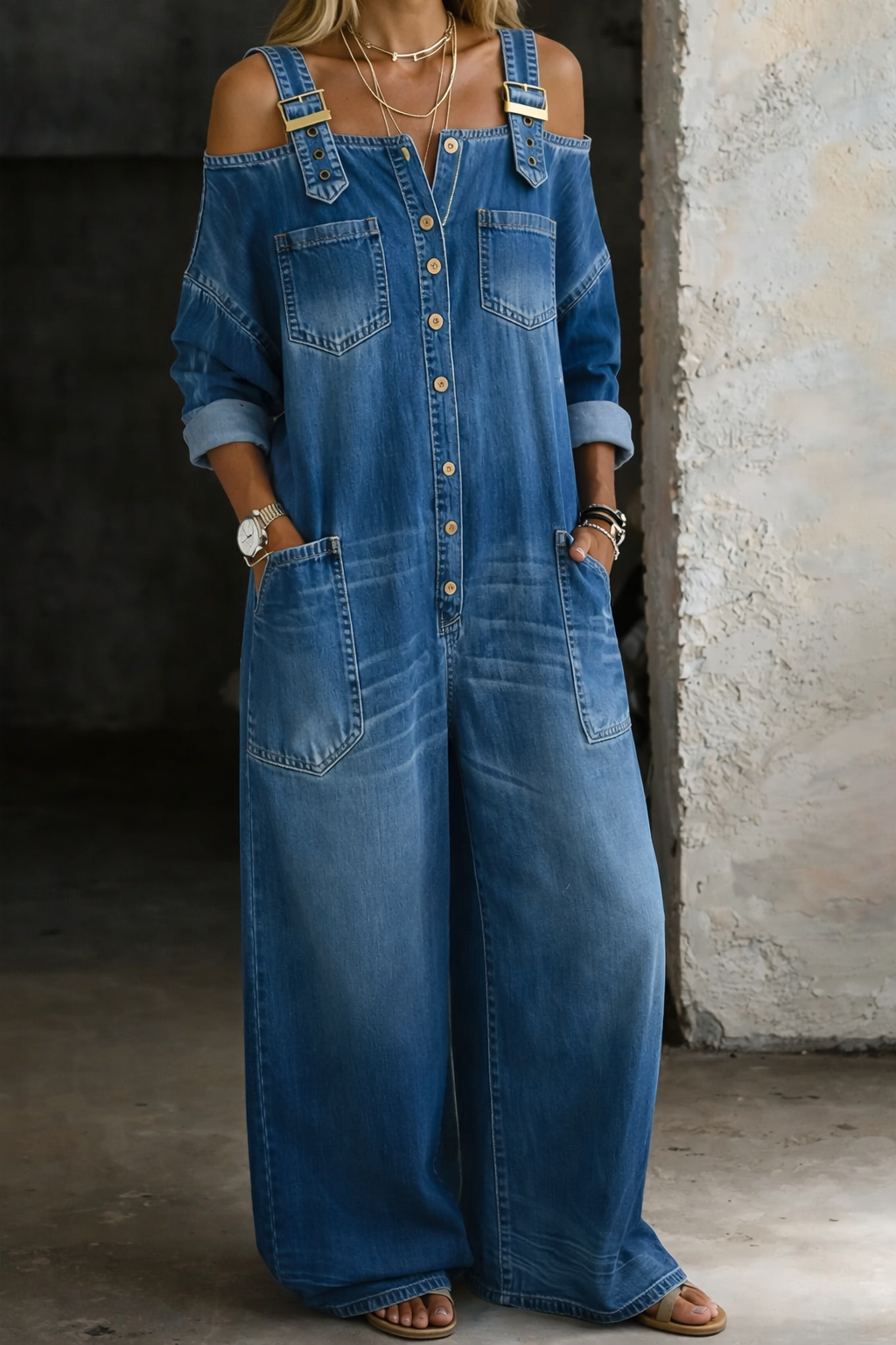 M&H | Denim Jumpsuit