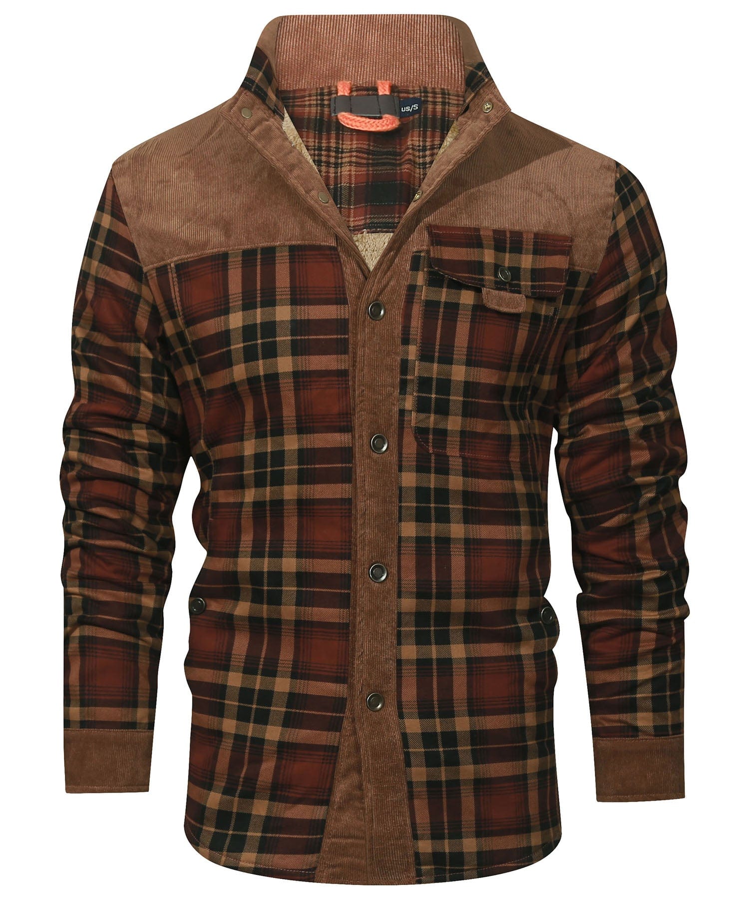 Elmont | Faux Fur-Lined Flannel Jacket