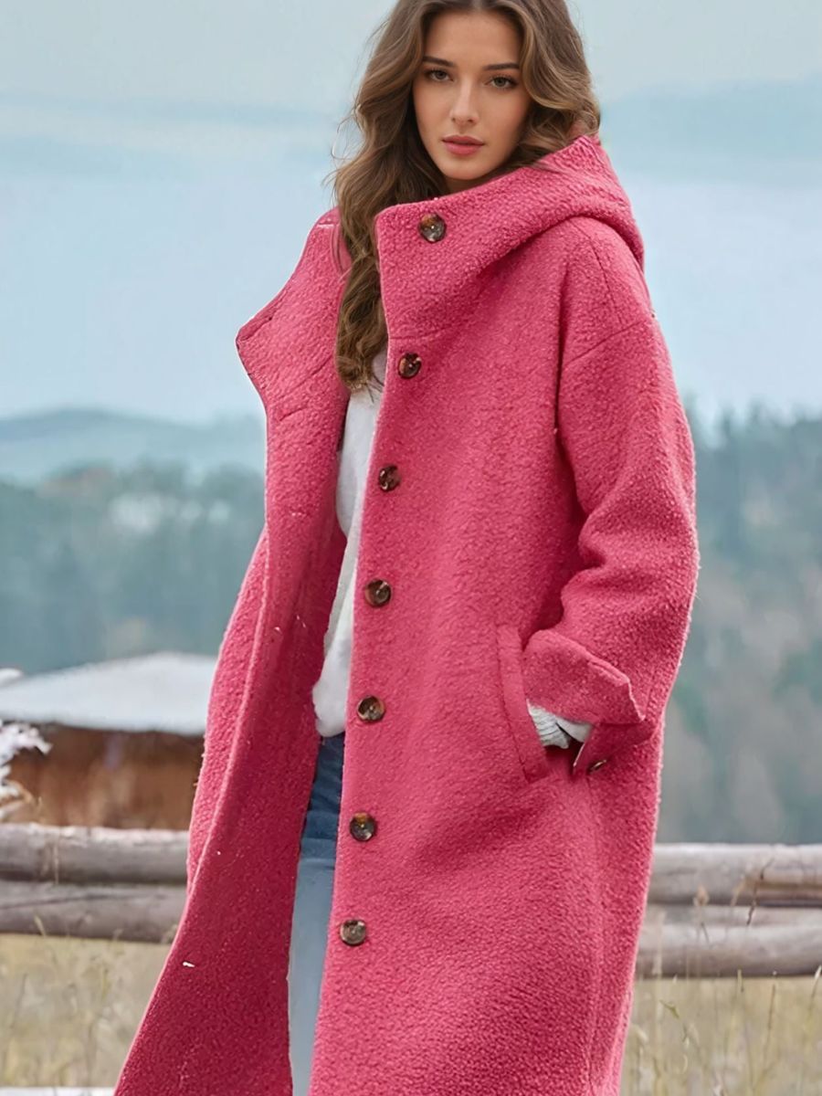 Elmont | Hooded Wool-Blend Long Coat