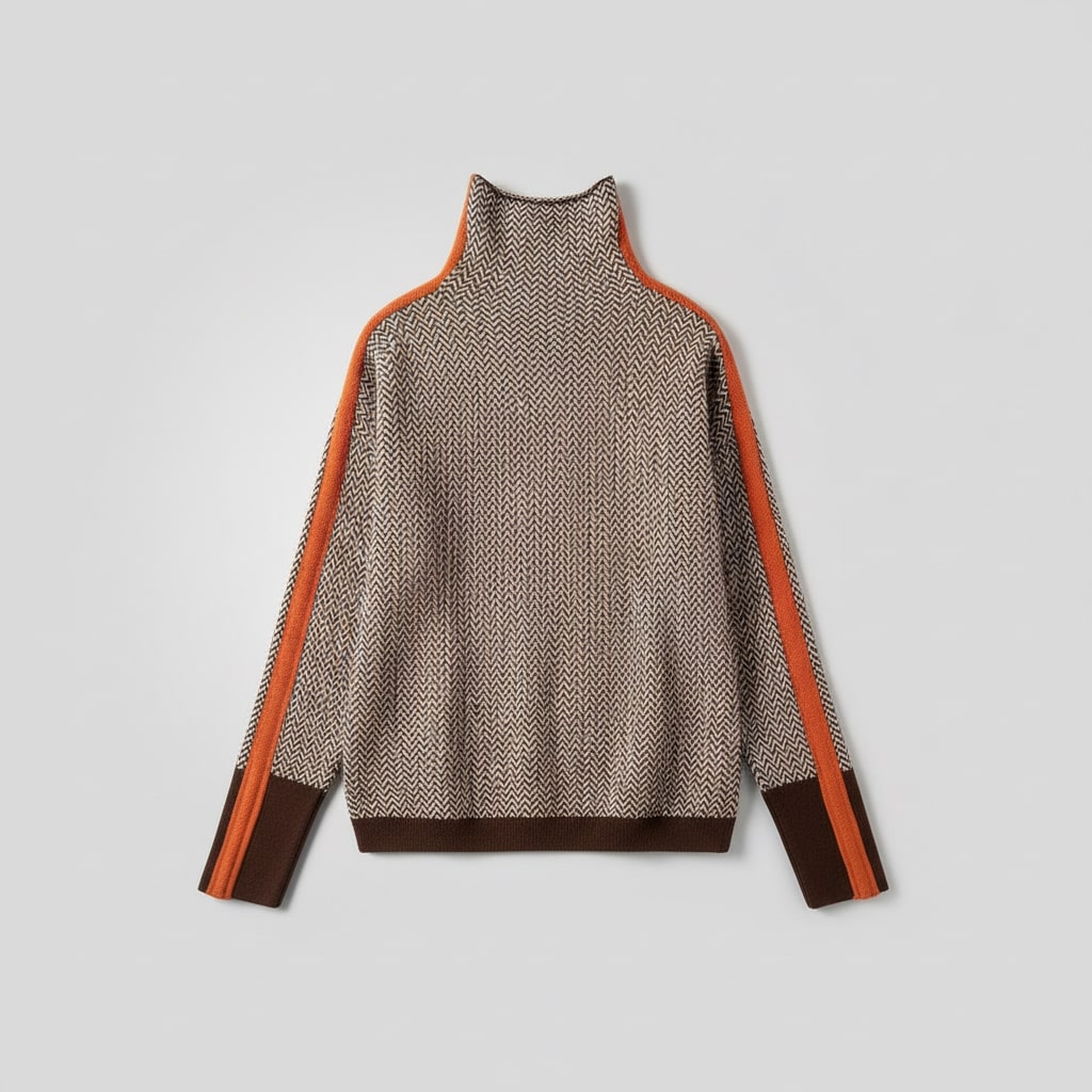 Elmont | Striped Turtleneck Sweater
